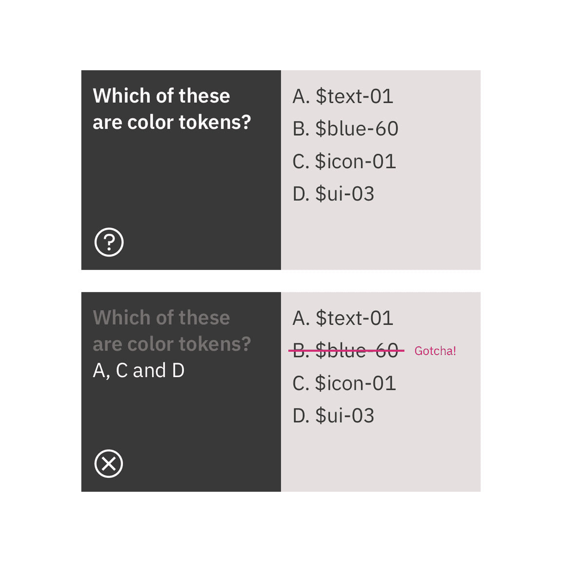 Carbon token quiz